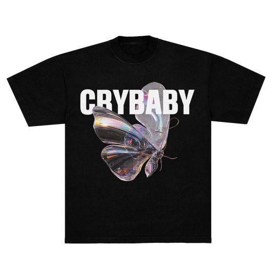 BUTTERFLY HUMAN TEE - BLACK