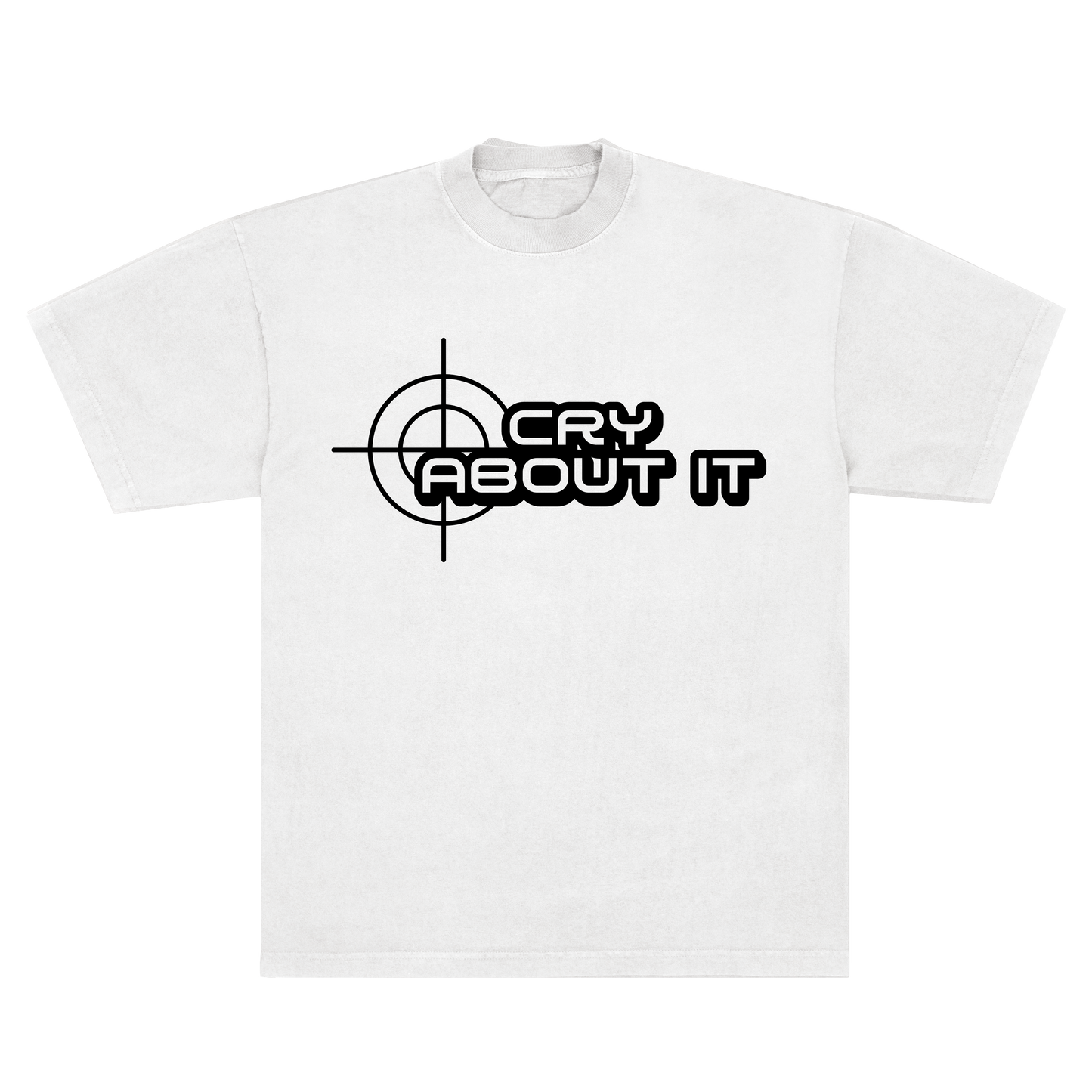 CRY ABOUT IT HUMAN TEE - WHITE